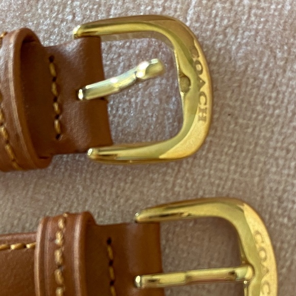 SOLD. NWOT Coach Leather Bands 2cm width. - Picture 2 of 5